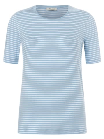 Maerz Muenchen Shirt in Hellblau/ Weiß