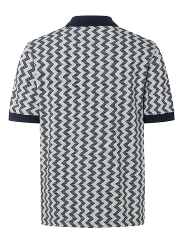 Maerz Muenchen Poloshirt in Dunkelblau/ Weiß