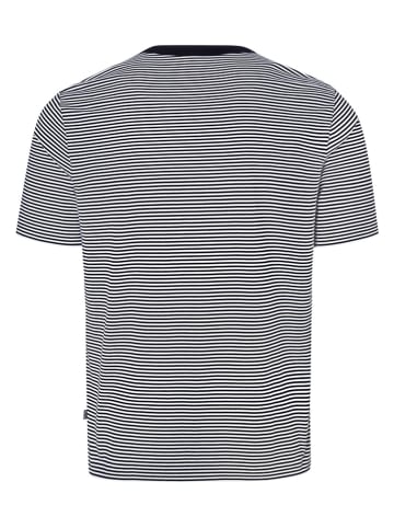 Maerz Muenchen Shirt in Dunkelblau/ Weiß