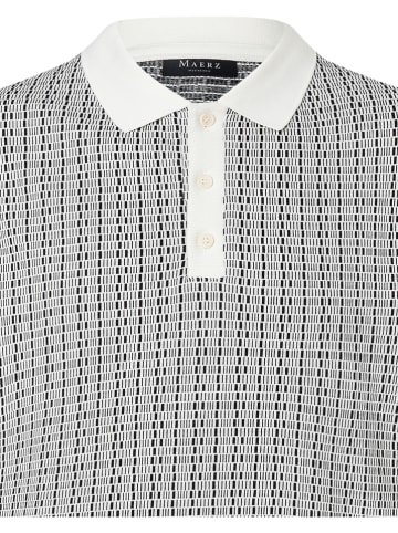 Maerz Muenchen Poloshirt in Weiß/ Schwarz
