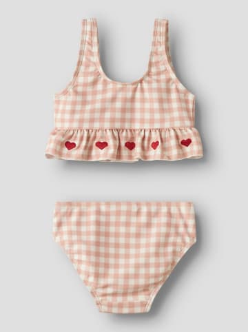 Lil Atelier Bikini "Finley" lichtroze/crème