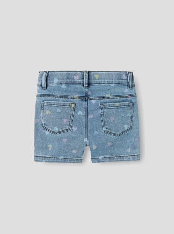 name it Spijkershort "Salli" blauw