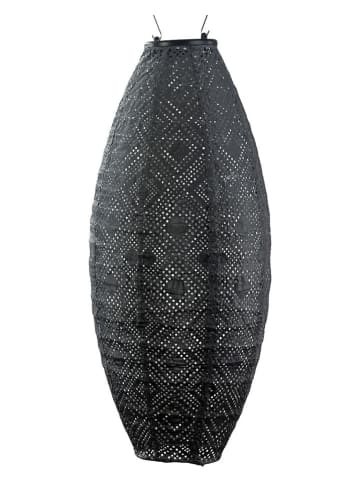 Lumiz Lampion solarny LED "Mosaic Long Oval" w kolorze czarnym - wys. 45 x Ø 20 cm