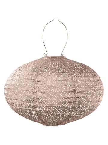 Lumiz Ledsolarlantaarn "Paisley Oval'' beige - (H)27 x Ø 40 cm