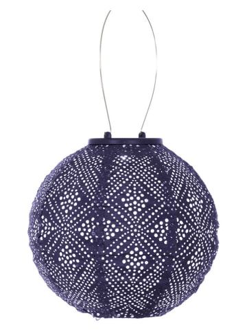 Lumiz LED-Solarlaterne ''Topaze Rond'' in Lila - Ø 20 cm