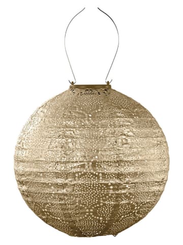 Lumiz Lampion solarny LED "Bazaar Rond" w kolorze złotym - Ø 30 cm