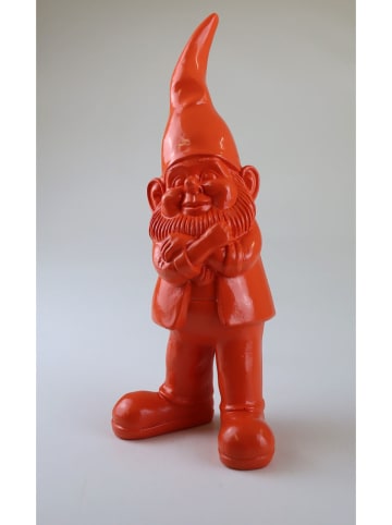 AM Design Figurka dekoracyjna "Dwarf" w kolorze pomarańczowym - wys. 28 cm