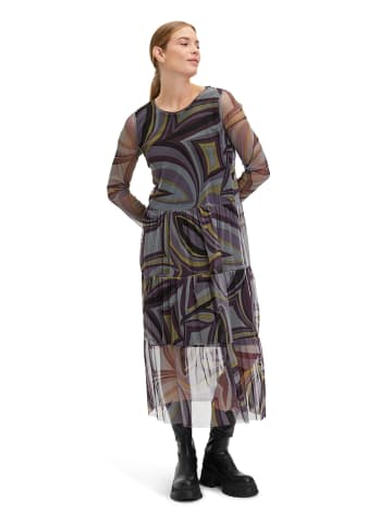 CARTOON Kleid in Schwarz/ Lila