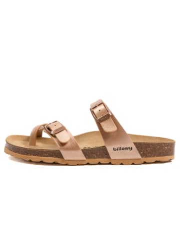 billowy Teenslippers roségoudkleurig
