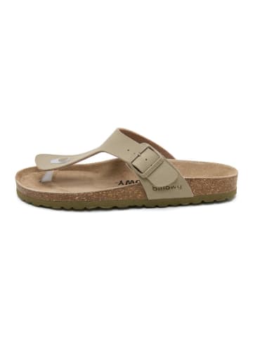 billowy Zehentrenner in Khaki
