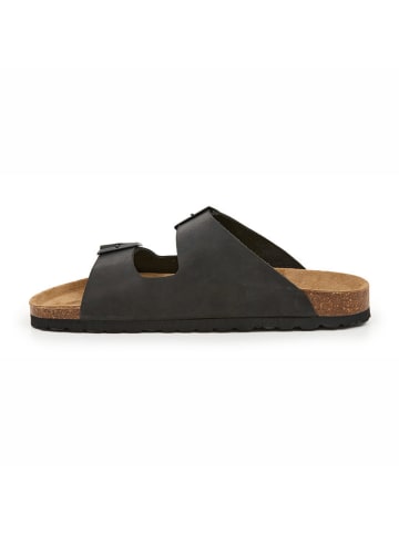 billowy Leren slippers zwart