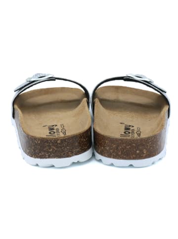 billowy Slippers zilverkleurig
