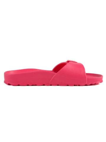 billowy Pantoletten in Fuchsia