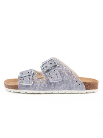 billowy Pantoletten in Blau