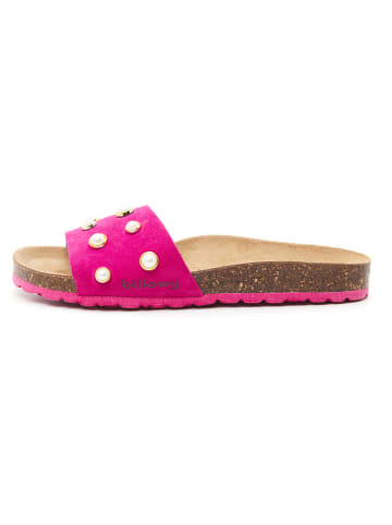 billowy Leren slippers roze