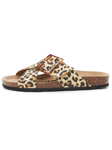 billowy Slippers bruin/beige