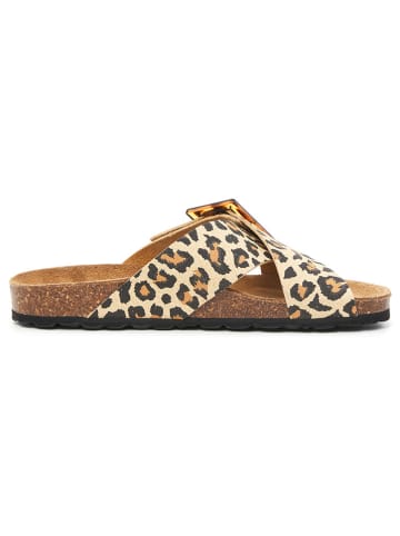billowy Slippers bruin/beige
