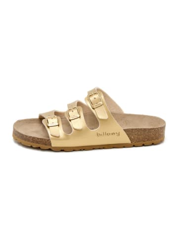billowy Slippers goudkleurig