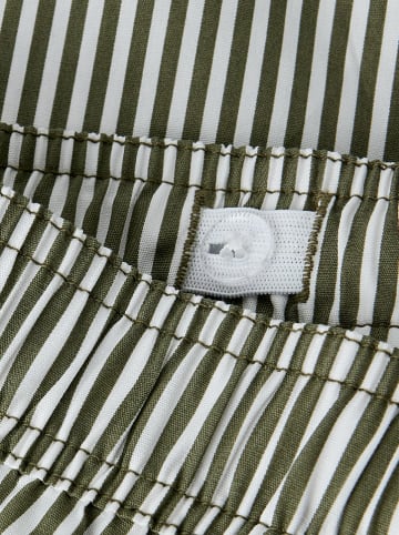 name it Badeshorts "Zeer" in Khaki/ Weiß