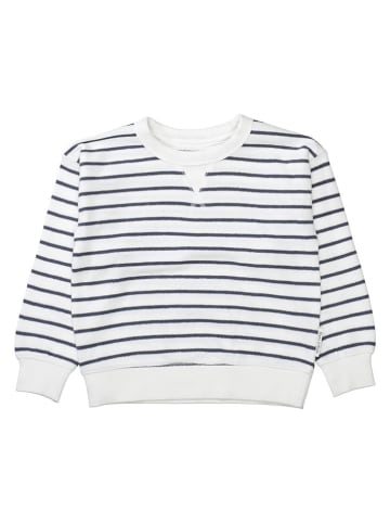 Marc O'Polo Junior Bluza w kolorze biało-granatowym