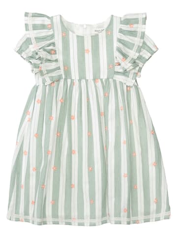 Marc O'Polo Junior Jurk groen/crème