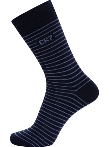 CR7 7er-Set: Socken in Dunkelblau