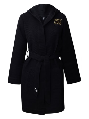 CR7 Bademantel in Schwarz