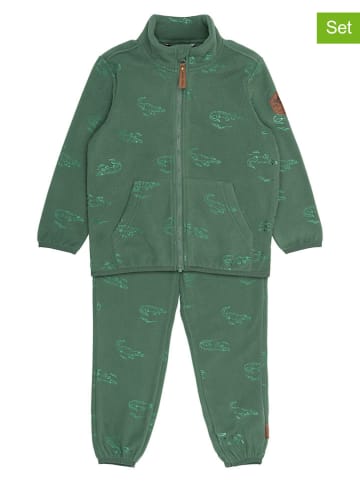 mikk-line 2tlg. Fleece-Outfit in Grün