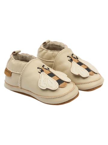 mikk-line Leder-Lauflernschuhe in Beige