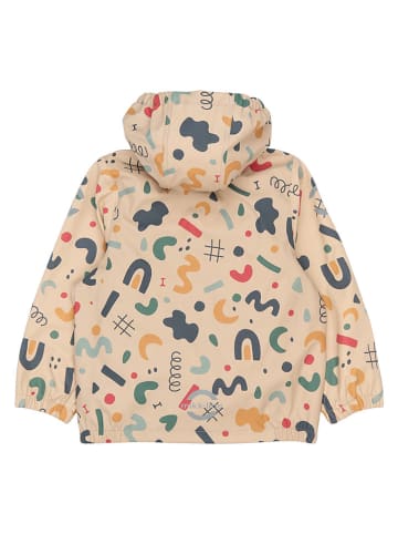 mikk-line 2tlg. Regenoutfit in Beige/ Dunkelblau