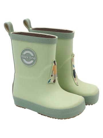 mikk-line Kalosze barefoot w kolorze zielonym