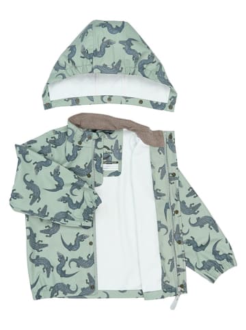mikk-line Regenjacke in Türkis/ Dunkelblau