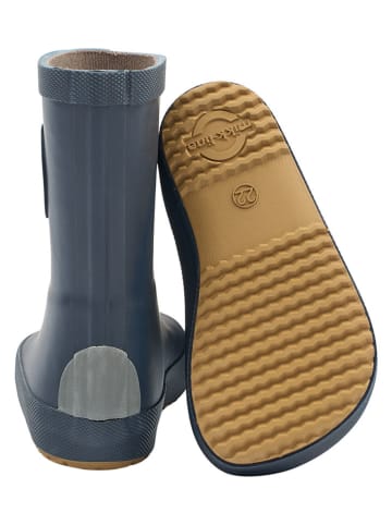 mikk-line Kalosze barefoot "Wellies" w kolorze granatowym