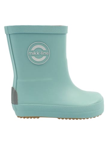 mikk-line Kalosze barefoot "Wellies" w kolorze turkusowym