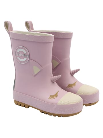 mikk-line Kalosze "Wellies" w kolorze jasnoróżowym