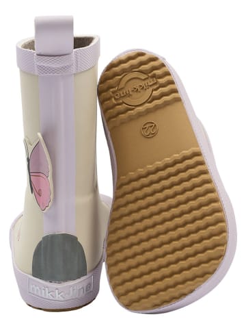 mikk-line Kalosze barefoot "Wellies" w kolorze beżowym