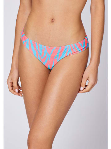Chiemsee Figi bikini "AOP Ebony" w kolorze różowo-niebieskim