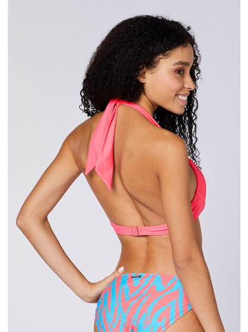 Chiemsee Bikini-Oberteil "AOP" in Pink/ Blau