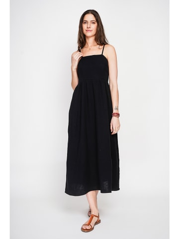 Le Jardin du Lin Kleid in Schwarz