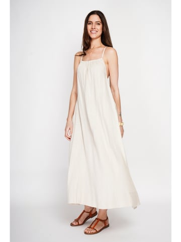 Le Jardin du Lin Leinen-Kleid in Beige