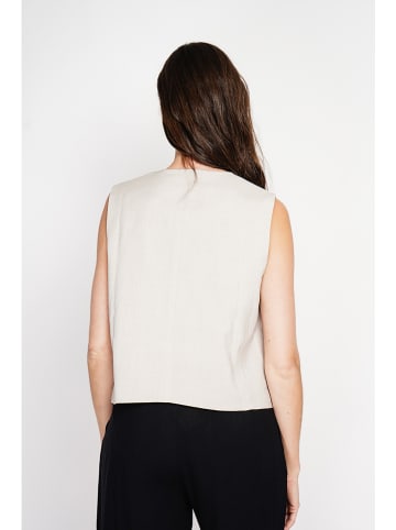 Le Jardin du Lin Weste in Beige