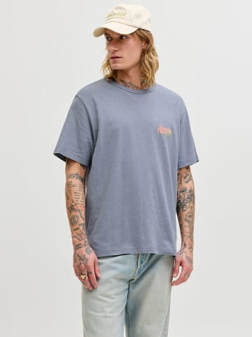 Jack & Jones Koszulka "Ormontauk" w kolorze niebieskim