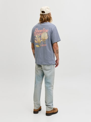 Jack & Jones Koszulka "Ormontauk" w kolorze niebieskim