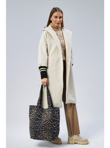 Lucky Bees Shopper beige/zwart - (B)35 x (H)40 x (D)15 cm