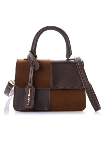 Lucky Bees Handtas lichtbruin/bruin - (B)21 x (H)15 x (D)8 cm