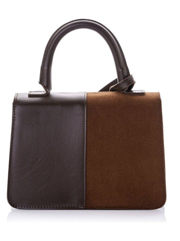 Lucky Bees Henkeltasche in Hellbraun/ Braun - (B)21 x (H)15 x (T)8 cm