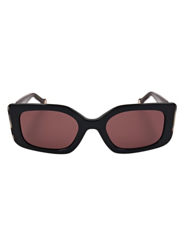 Carolina Herrera Dameszonnebril zwart/bordeaux