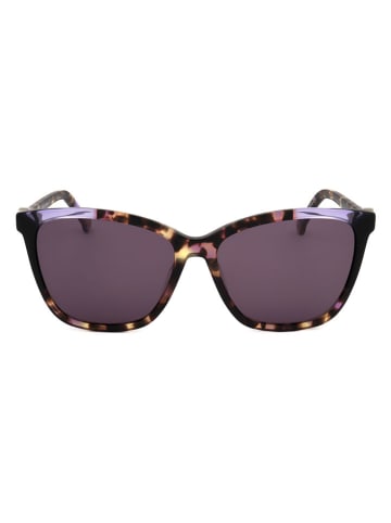 Carolina Herrera Damen-Sonnenbrille in Braun/ Lila
