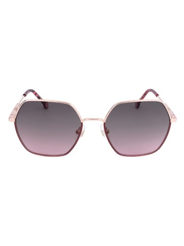 Carolina Herrera Damskie okulary przeciwsłoneczne w kolorze różowozłoto-czerwono-fioletowym