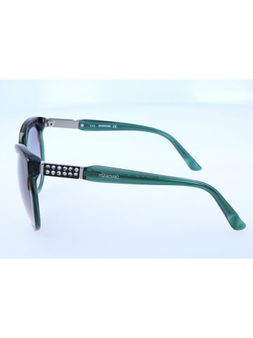 Swarovski Damen-Sonnenbrille in Grün/ Blau